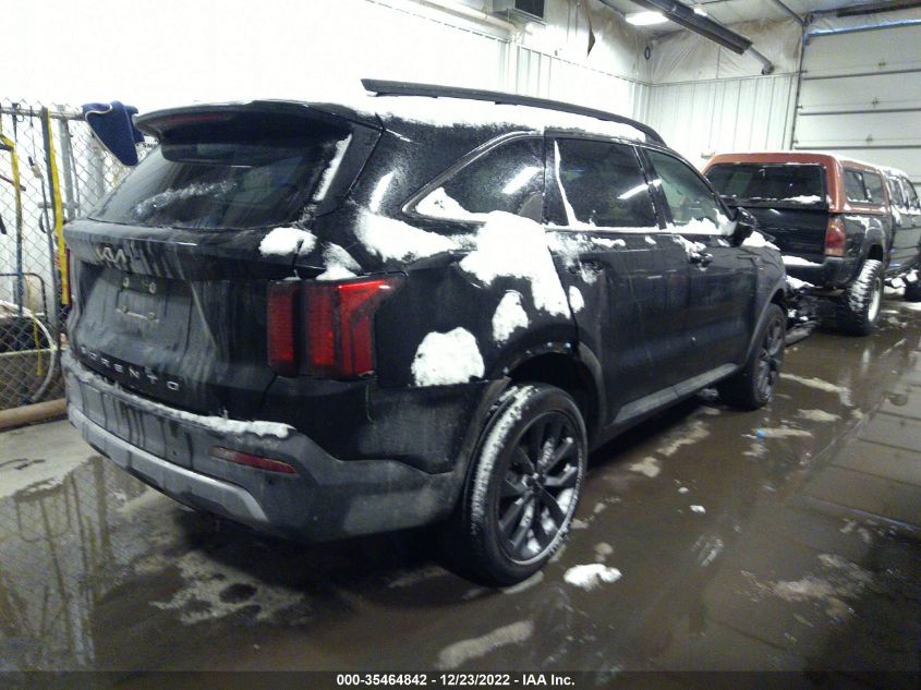 2022 KIA SORENTO X-LINE EX VIN: 5XYRHDLF1NG087111