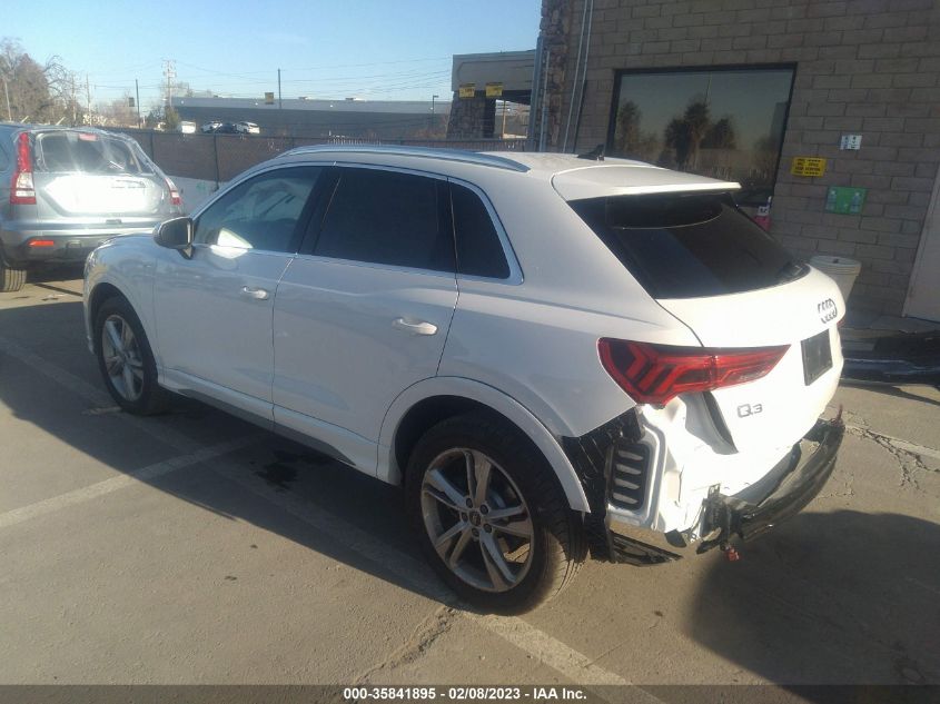 2022 AUDI Q3 S LINE PREMIUM PLUS VIN: WA1EECF35N1121208
