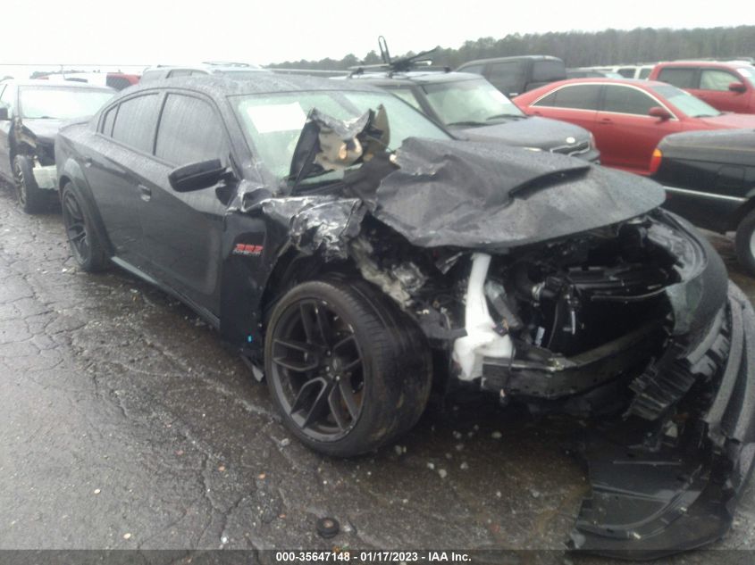 2021 DODGE CHARGER SCAT PACK WIDEBODY VIN: 2C3CDXGJXMH684859