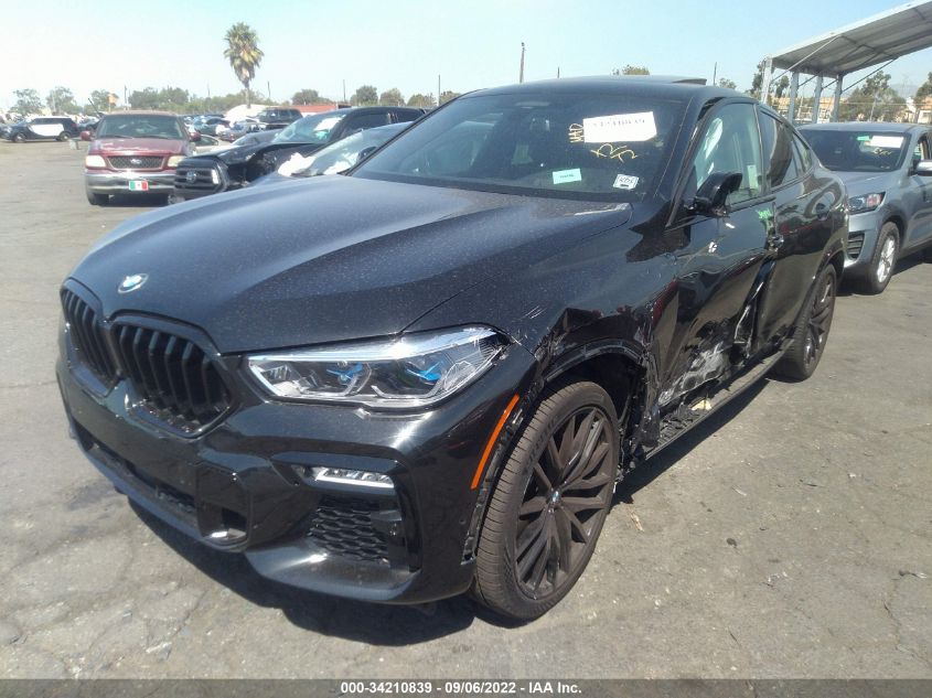 2021 BMW X6 M50I VIN: 5UXCY8C04M9E32495