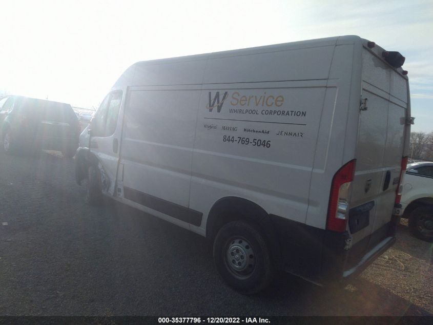 2020 RAM PROMASTER CARGO VAN VIN: 3C6TRVBG2LE139012