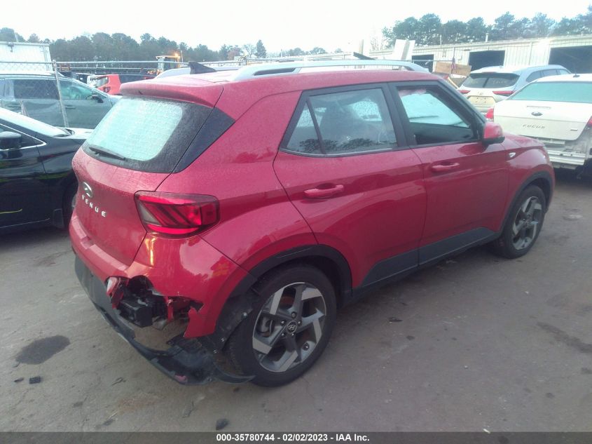 2022 HYUNDAI VENUE SEL VIN: KMHRC8A36NU162846