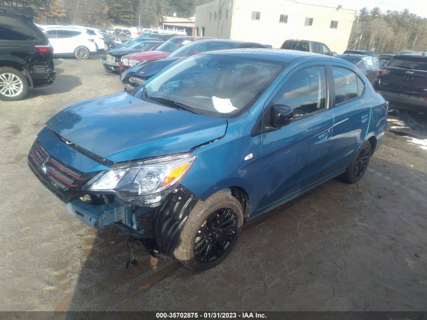2022 MITSUBISHI MIRAGE G4 BLACK EDITION VIN: ML32FUFJ4NHF04497