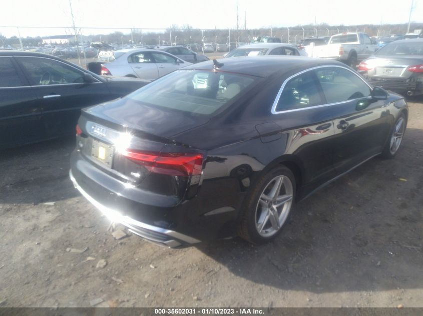 2021 AUDI A5 COUPE S LINE PREMIUM VIN: WAUSAAF50MA034791