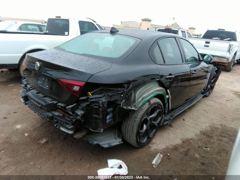 2021 ALFA ROMEO GIULIA TI SPORT VIN: ZARFAMBN7M7643360