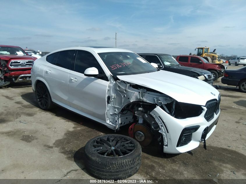 2023 BMW X6 XDRIVE40I VIN: 5UXCY6C04P9P33774