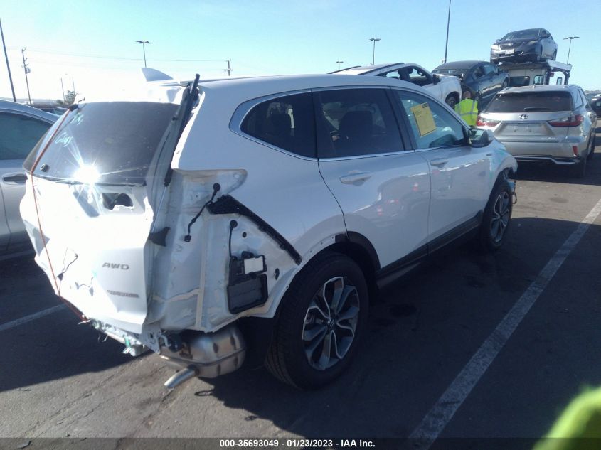 2022 HONDA CR-V HYBRID EX VIN: 5J6RT6H57NL022840