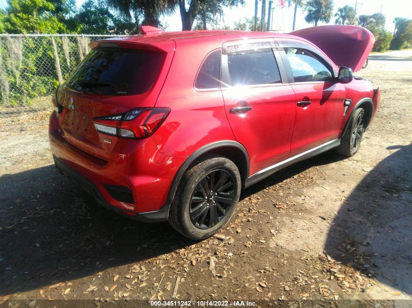 2021 MITSUBISHI OUTLANDER SPORT ES/SE/LE/BE VIN: JA4ARUAU0MU027243
