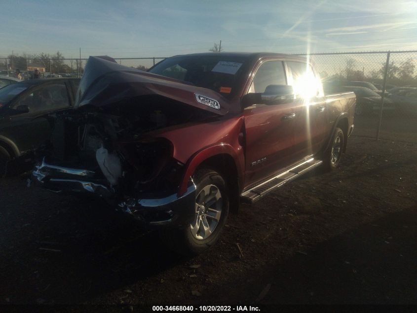 2022 RAM 1500 LARAMIE VIN: 1C6SRFJT9NN268606