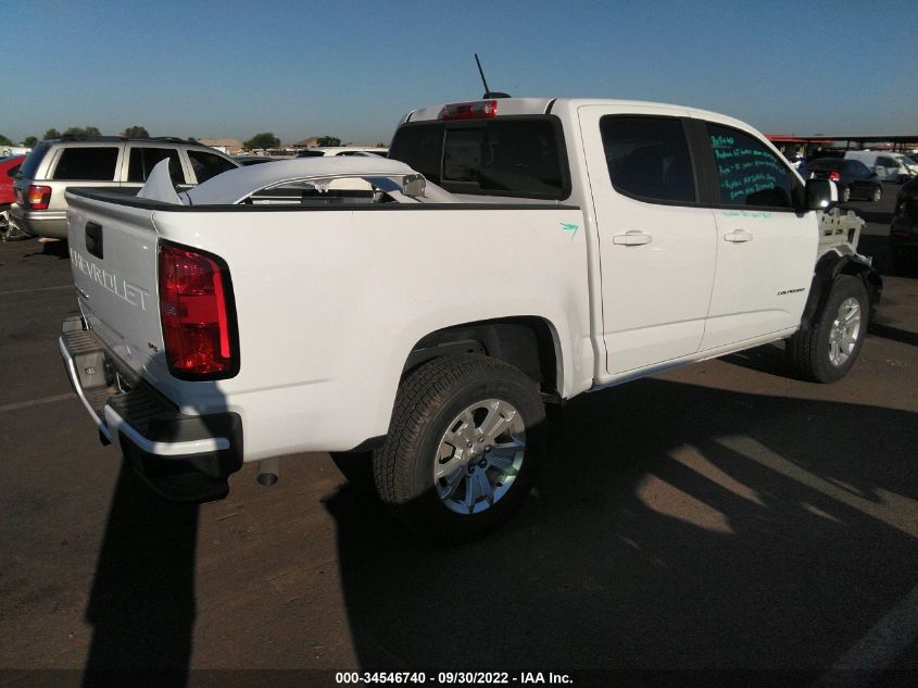 2022 CHEVROLET COLORADO 2WD LT VIN: 1GCGSCEN6N1194520