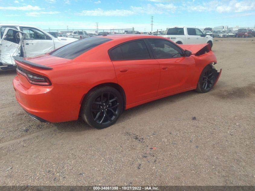 2022 DODGE CHARGER SXT VIN: 2C3CDXBG2NH143298