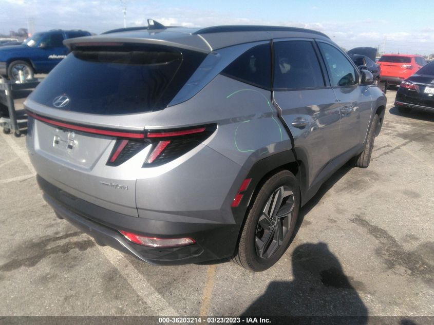 2022 HYUNDAI TUCSON HYBRID LIMITED VIN: KM8JECA11NU074683