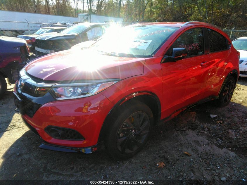2022 HONDA HR-V SPORT VIN: 3CZRU6H19NM754914