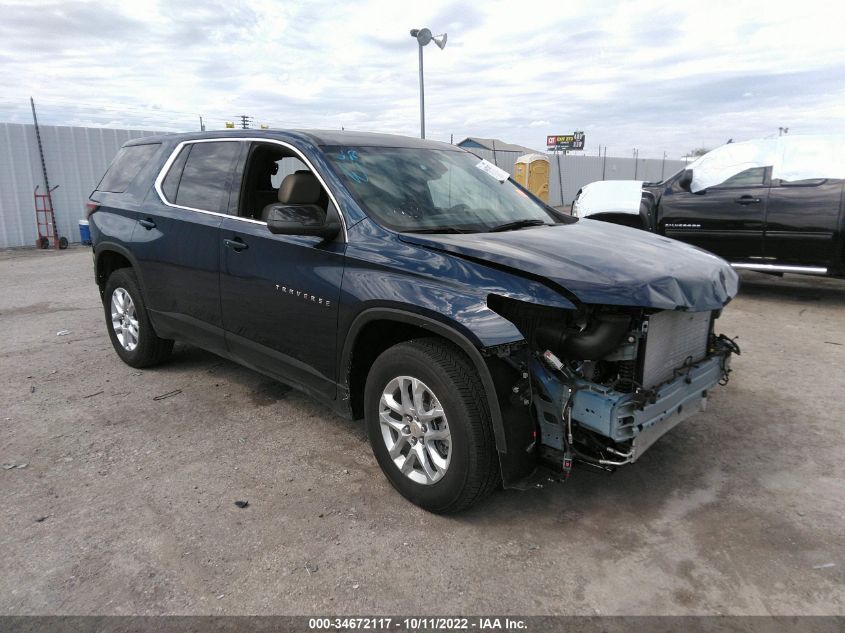 2022 CHEVROLET TRAVERSE LS VIN: 1GNERFKW0NJ146200