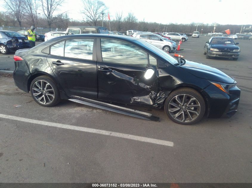 2022 TOYOTA COROLLA SE/SE NIGHTSHADE/APEX SE VIN: 5YFS4MCE5NP126993