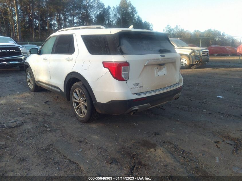 2021 FORD EXPLORER LIMITED VIN: 1FMSK7FH2MGA37634