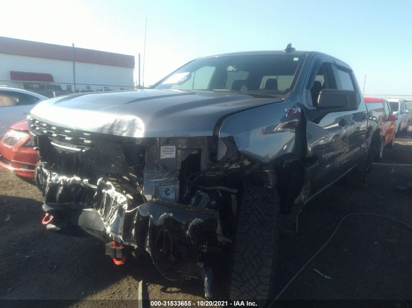 2021 CHEVROLET SILVERADO 1500 CUSTOM TRAIL BOSS VIN: 1GCPYCEF5MZ246260