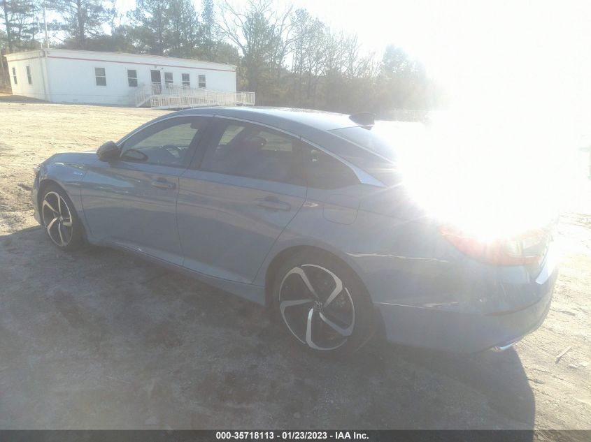 2022 HONDA ACCORD HYBRID SPORT VIN: 1HGCV3F21NA037621