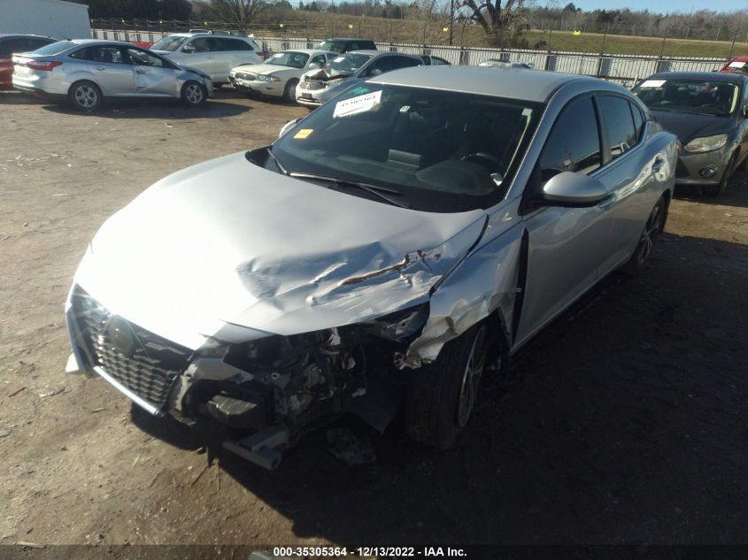 2022 NISSAN SENTRA SV VIN: 3N1AB8CV5NY239001
