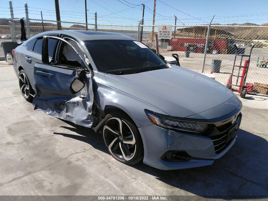 2022 HONDA ACCORD SEDAN SPORT VIN: 1HGCV2F3XNA008752