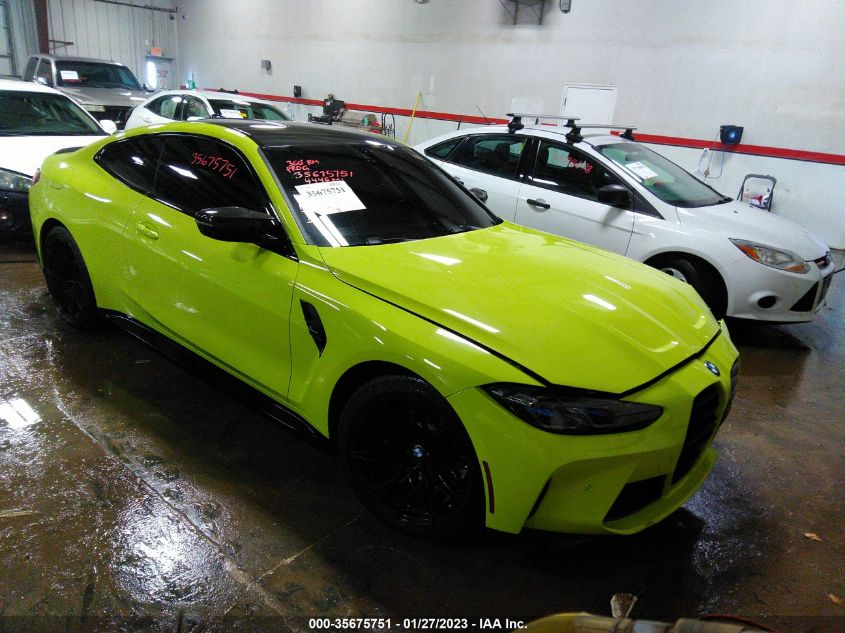 2021 BMW M4 COMPETITION VIN: WBS33AZ09MCH48646