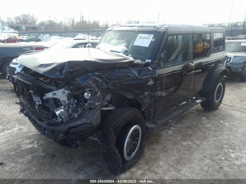 2022 FORD BRONCO BASE/BIG BEND VIN: 1FMEE5DP8NLB79448
