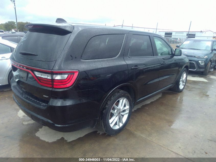 2022 DODGE DURANGO GT PLUS VIN: 1C4RDHDG9NC130172