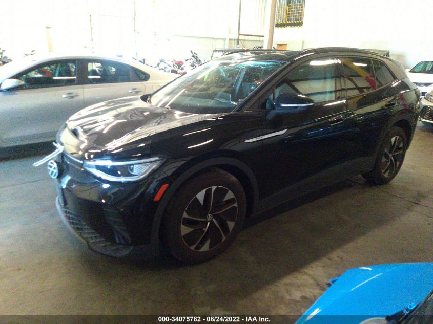 2021 VOLKSWAGEN ID.4 PRO S VIN: WVGTMPE28MP029257