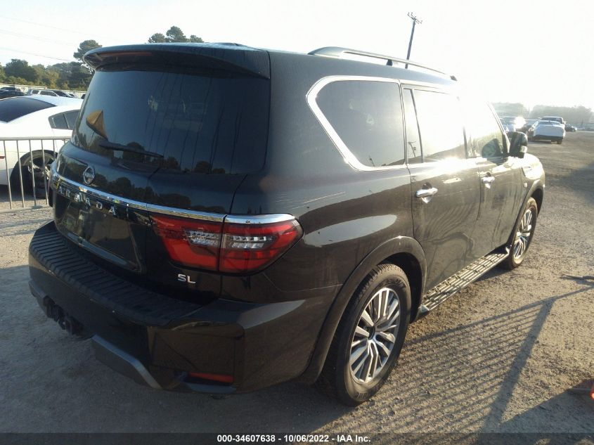 2021 NISSAN ARMADA SL VIN: JN8AY2BA1M9371558