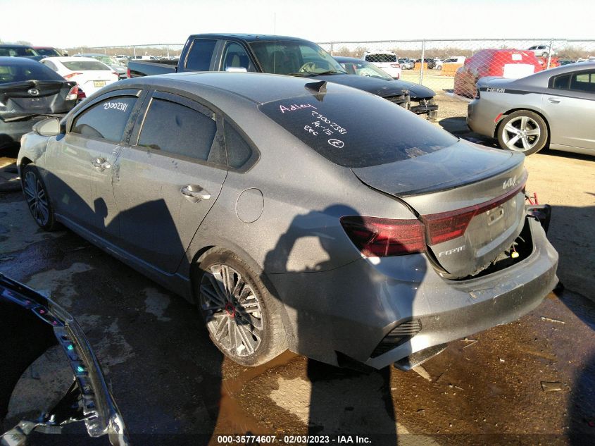 2022 KIA FORTE GT VIN: 3KPF44AC5NE450255