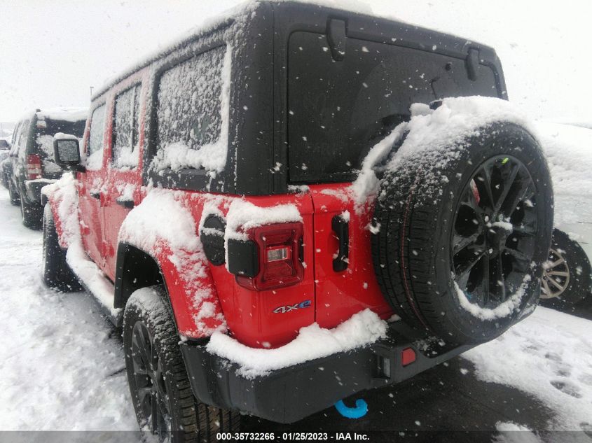 2023 JEEP WRANGLER 4XE SAHARA VIN: 1C4JJXP68PW517073