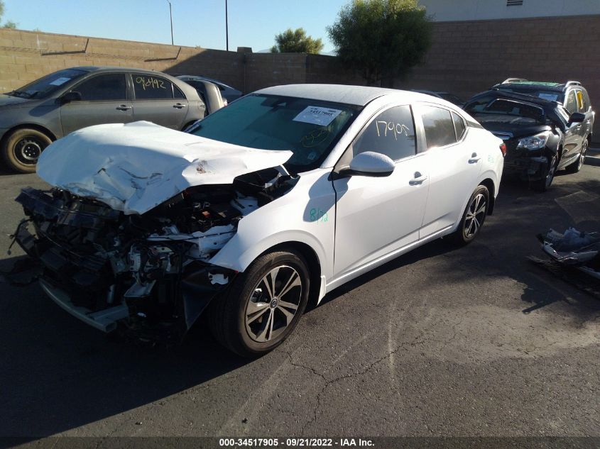 2022 NISSAN SENTRA SV VIN: 3N1AB8CV3NY238963