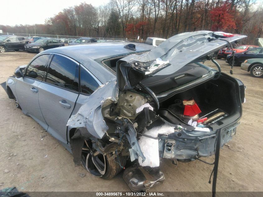 2022 HONDA ACCORD SEDAN SPORT SE VIN: 1HGCV1F4XNA007541