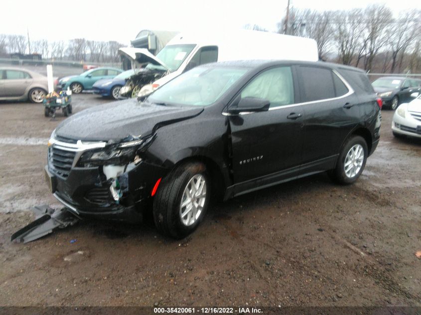 2022 CHEVROLET EQUINOX LT VIN: 2GNAXUEV0N6105767