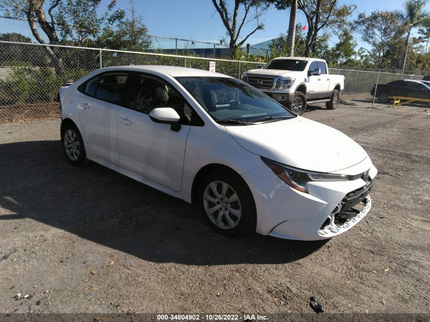 2022 TOYOTA COROLLA LE VIN: JTDEPMAE6N3016020