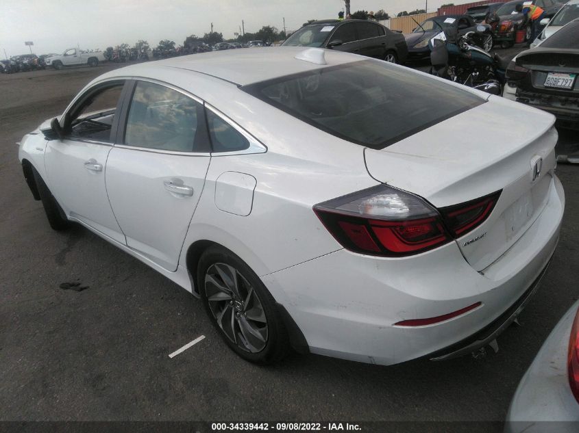 2022 HONDA INSIGHT TOURING VIN: 19XZE4F9XNE013469