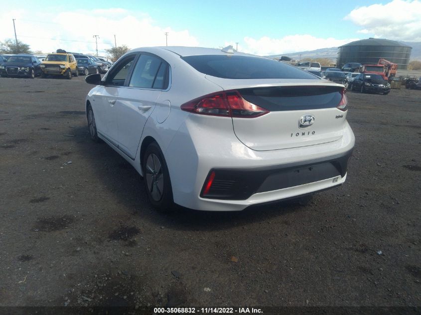 2020 HYUNDAI IONIQ HYBRID SE VIN: KMHC75LC0LU235146