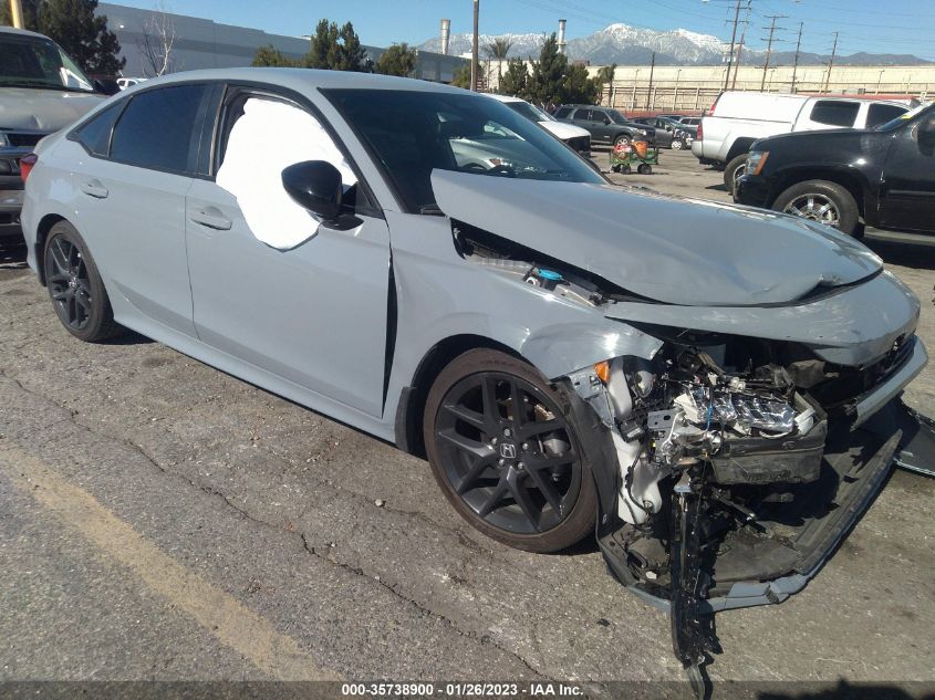 2022 HONDA CIVIC SEDAN SPORT VIN: 2HGFE2F56NH516961