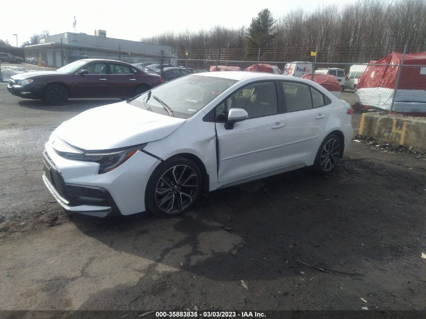 2022 TOYOTA COROLLA SE/SE NIGHTSHADE/APEX SE VIN: JTDS4MCEXN3506985