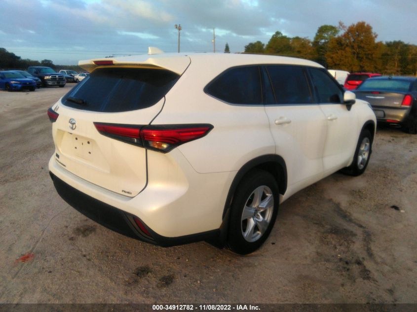 2021 TOYOTA HIGHLANDER L VIN: 5TDCZRBH9MS056533