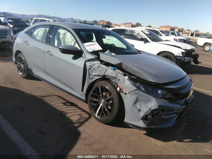 2021 HONDA CIVIC HATCHBACK SPORT VIN: SHHFK7H42MU419994