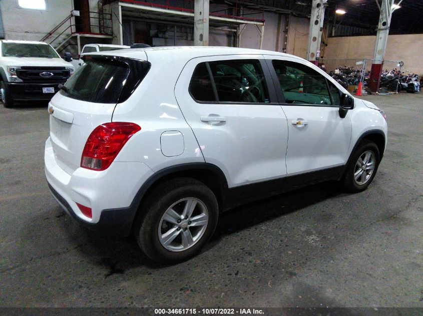 2020 CHEVROLET TRAX LS VIN: 3GNCJNSB9LL155263