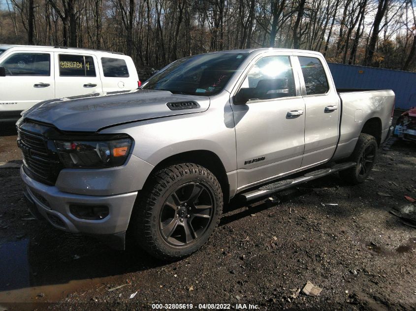 2021 RAM 1500 BIG HORN VIN: 1C6SRFBT7MN762489