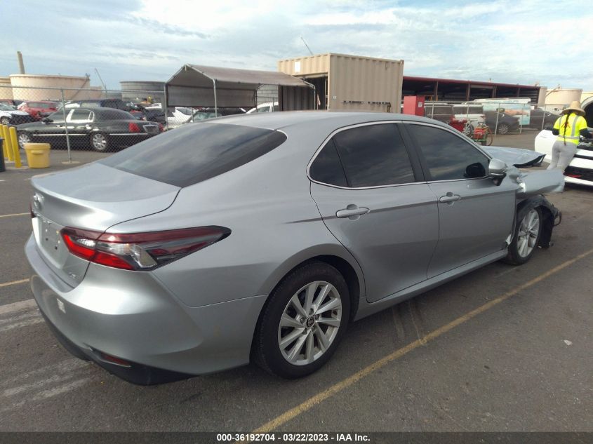 2022 TOYOTA CAMRY LE VIN: 4T1R11AK0NU694789