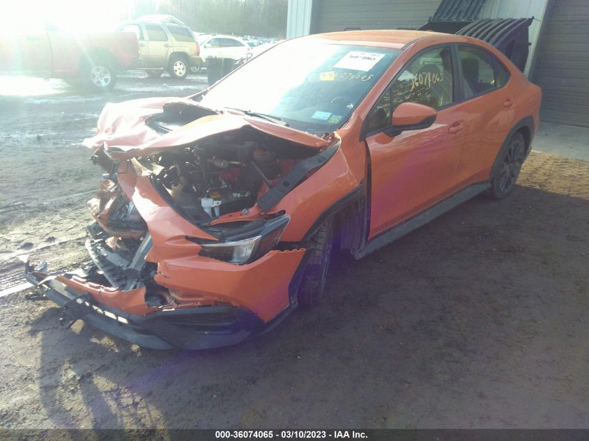 2022 SUBARU WRX PREMIUM VIN: JF1VBAF68N9019728
