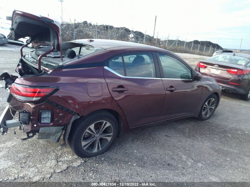 2021 NISSAN SENTRA SV VIN: 3N1AB8CV5MY251180