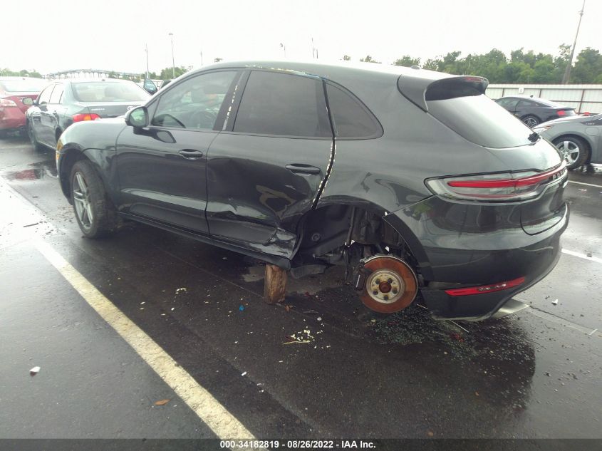 2021 PORSCHE MACAN VIN: WP1AA2A55MLB12013