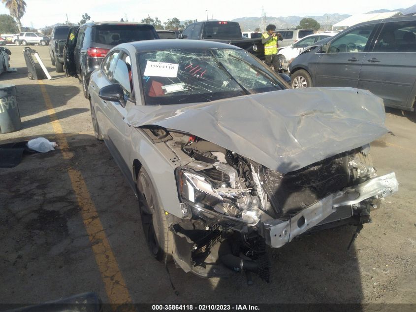 2022 AUDI S5 SPORTBACK PREMIUM PLUS VIN: WAUC4CF51NA008709