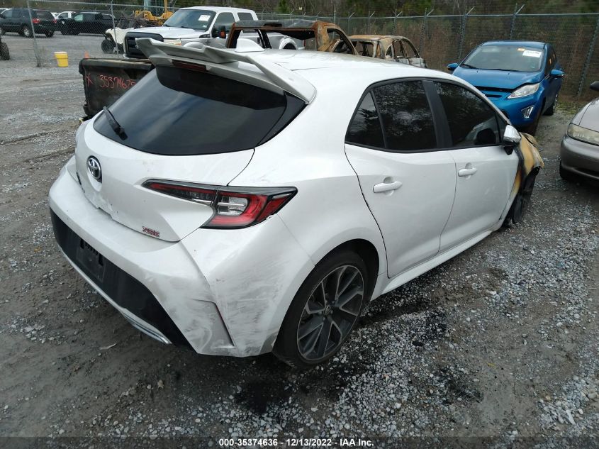 2022 TOYOTA COROLLA HATCHBACK XSE VIN: JTNA4MBEXN3160459