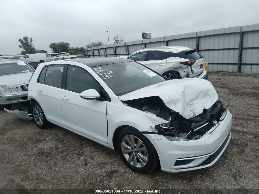 2021 VOLKSWAGEN GOLF TSI VIN: 3VWW57AU8MM006618